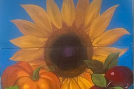 Sunflower painting